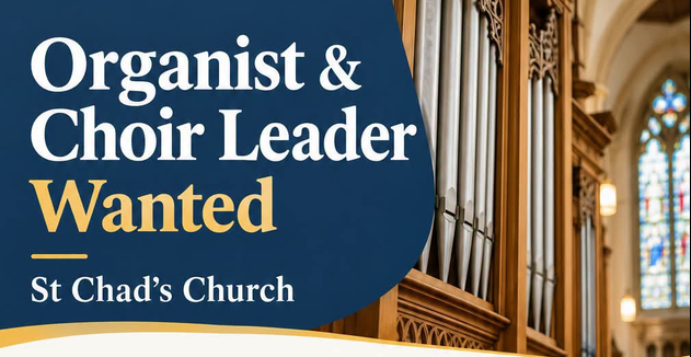 Are you the person to lead the music ministry at St Chad's?*
*
Details*