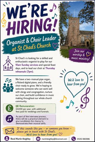 Hiring Organist